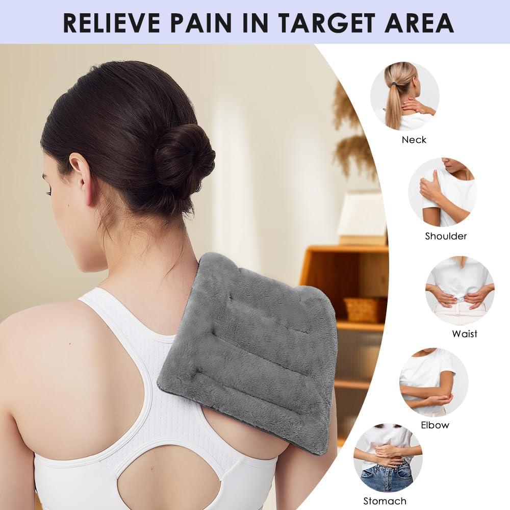 Almohadilla Térmica de Microondas MEISENHOME 20x45 cm Gris