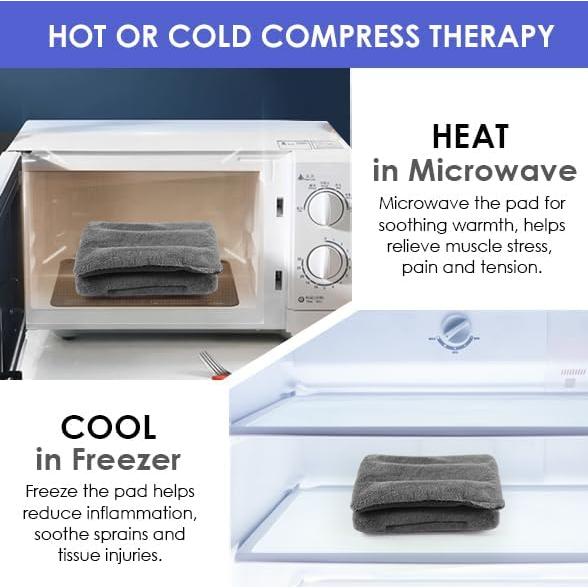 Almohadilla Térmica de Microondas MEISENHOME 20x45 cm Gris