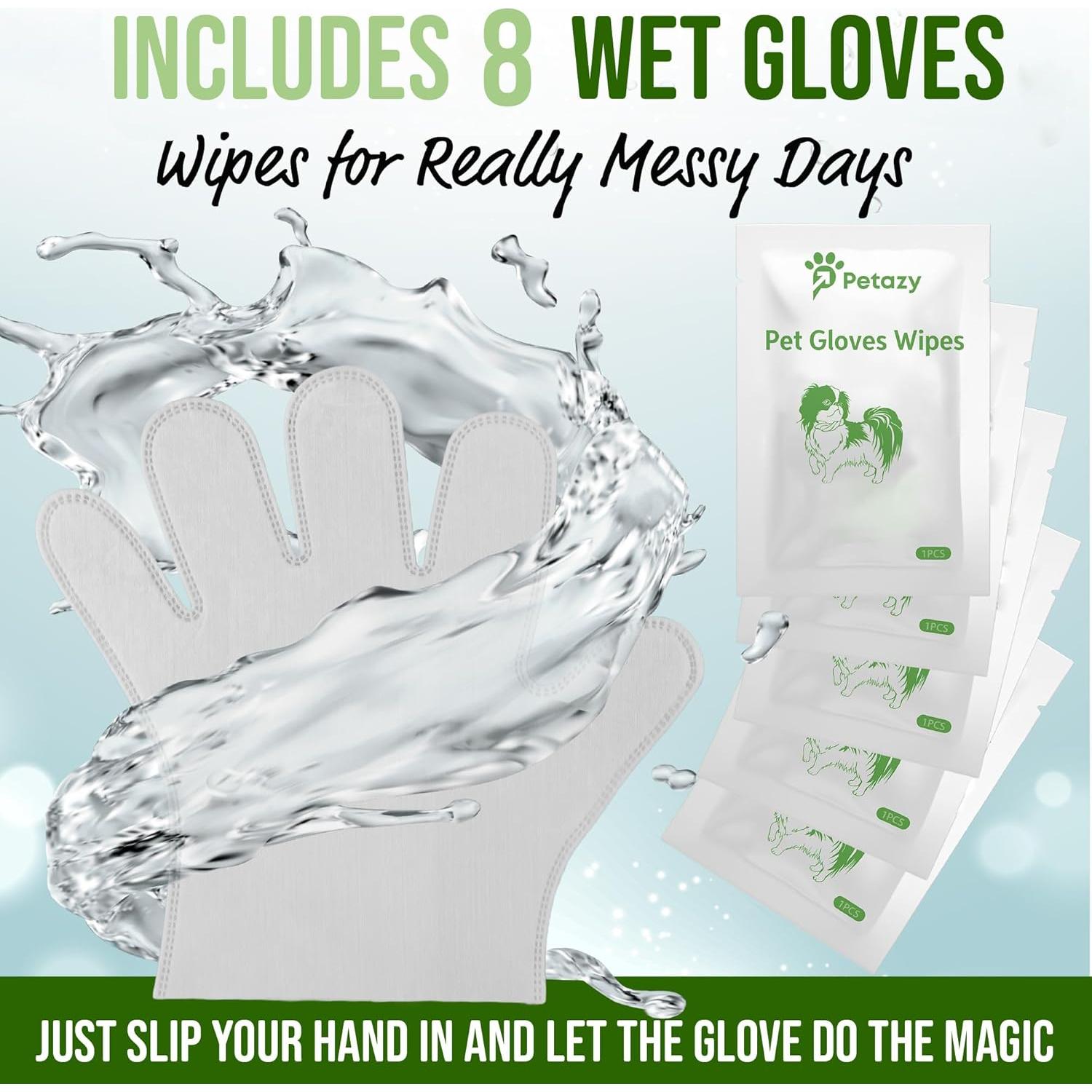 Toallitas para Perros Petazy 8 Unidades Aroma Lavanda