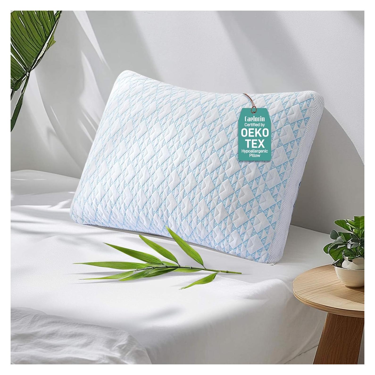 Almohada Ajustable Caelorin Queen Viscosa Bambú Hipoalergénica
