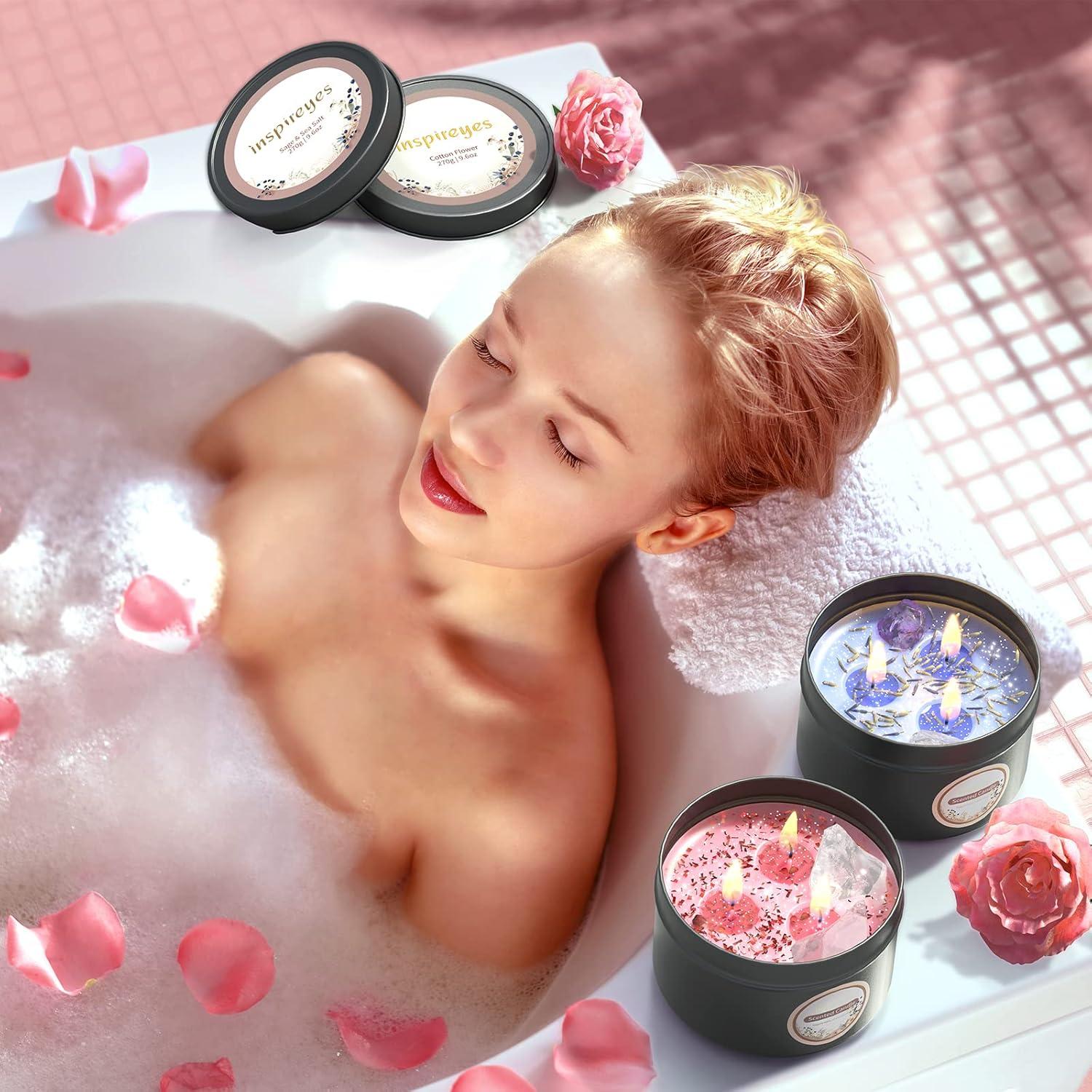 Juego de Velas Aromáticas Inspireyes 2 Paquete 272 g 3 Mechas