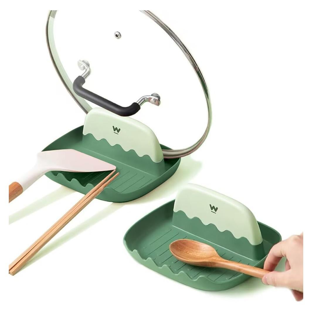 Soporte Multifuncional para Utensilios de Cocina IYOOH - 2 Piezas Verde