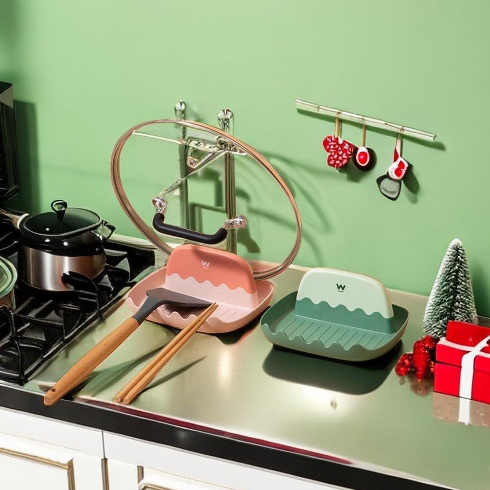 Soporte Multifuncional para Utensilios de Cocina IYOOH - 2 Piezas Verde