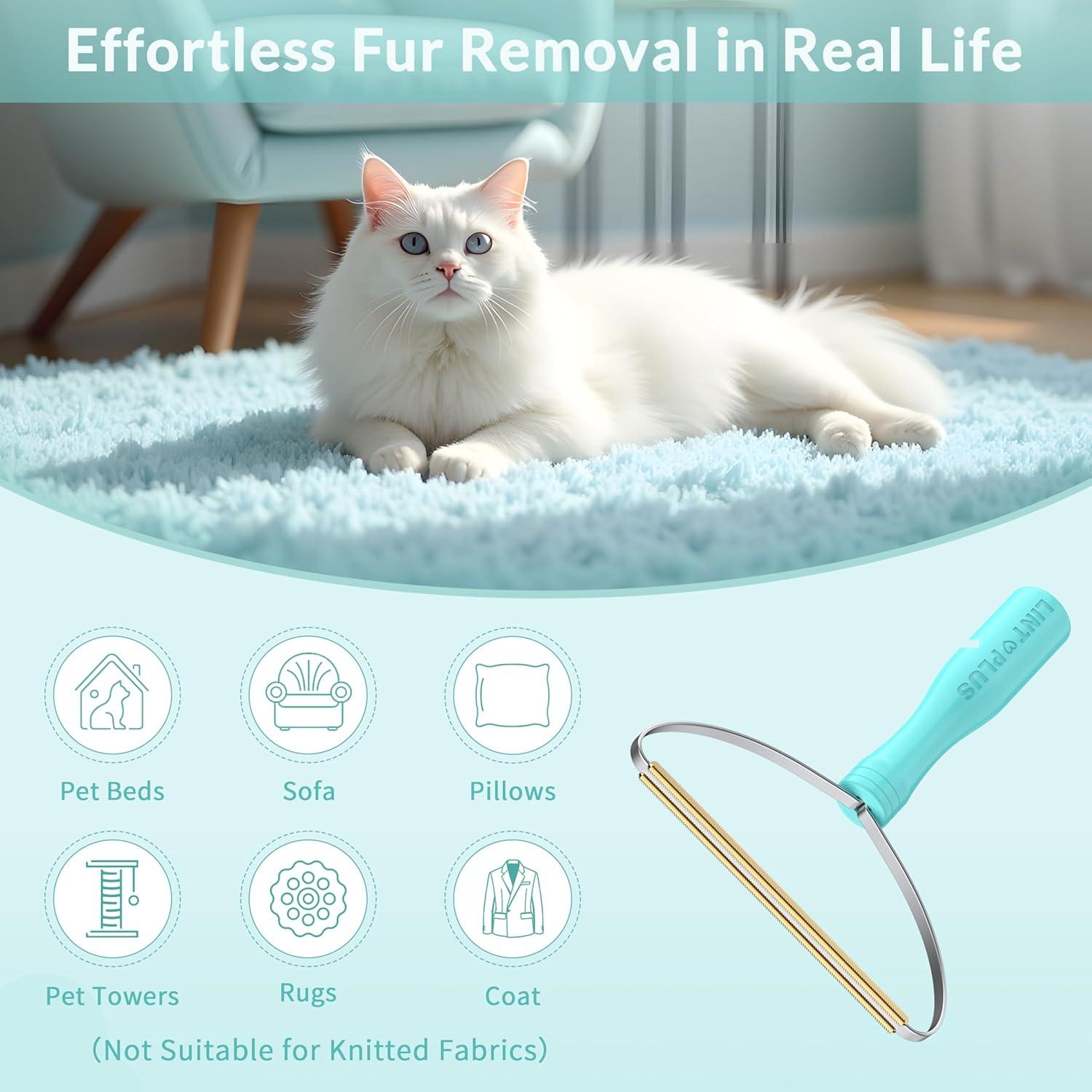 Removedor de Pelo de Mascota LINTPLUS x2 - Multi Tela y Rasqueta