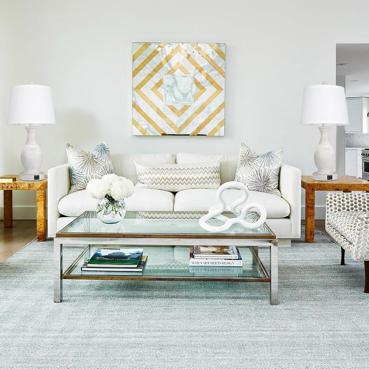 Conjunto de 2 lámparas de mesa PARTPHONER táctiles con USB