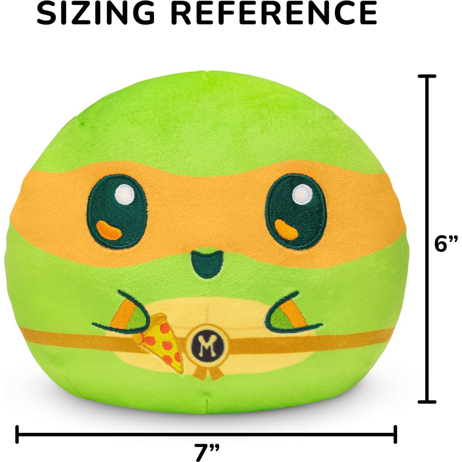 Peluche Reversible TeeTurtle Tortugas Ninja Michelangelo 15 cm