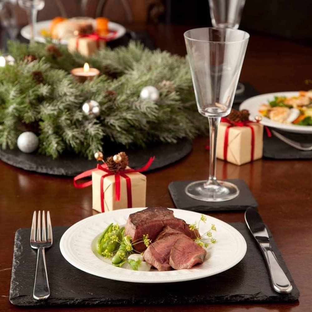 Set de 6 Placas de Pizarra GHYTMTHOT para Queso y Charcutería