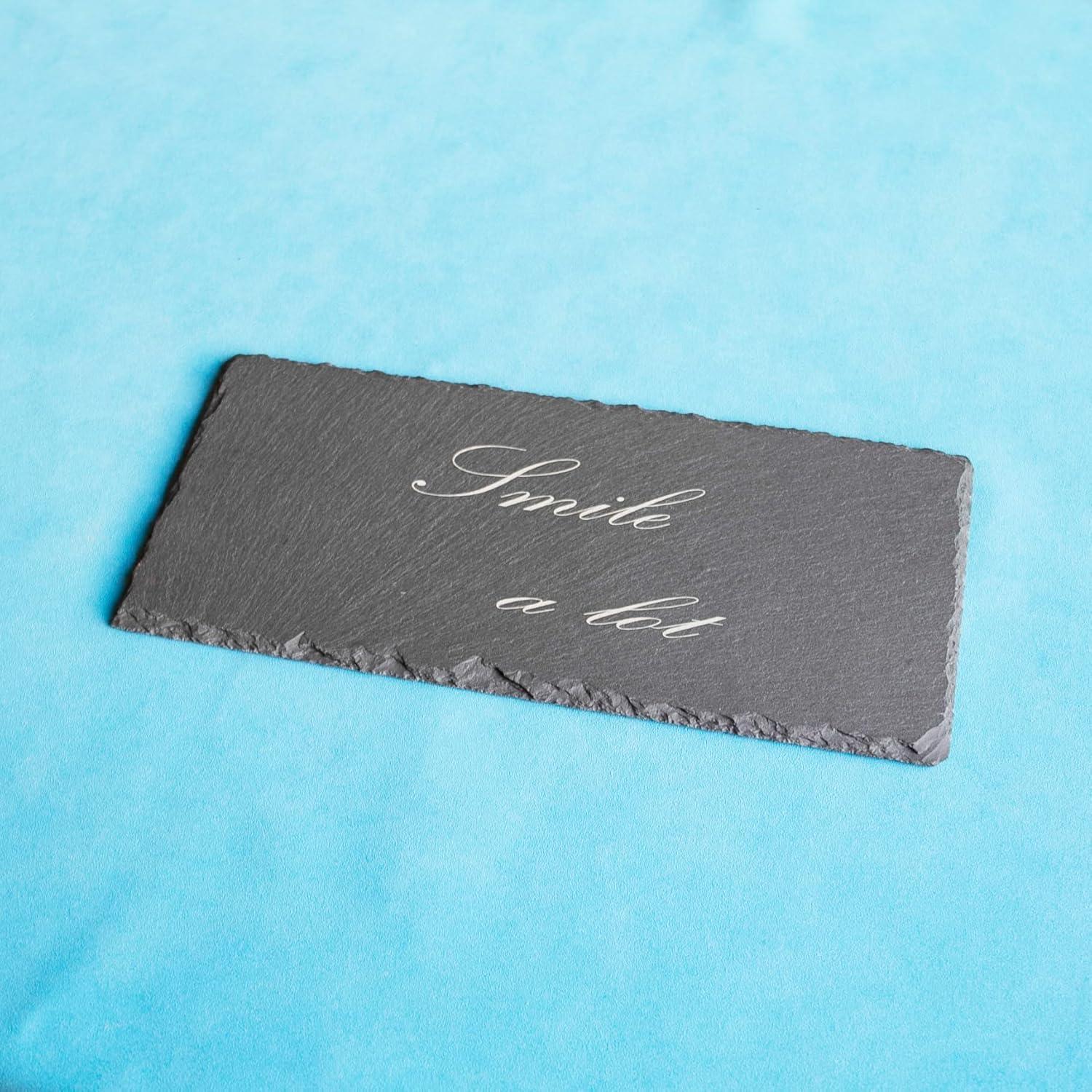 Set de 6 Placas de Pizarra GHYTMTHOT para Queso y Charcutería