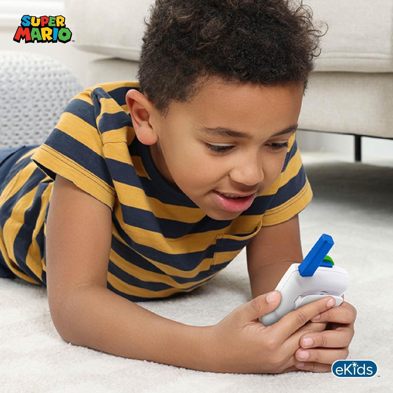 Walkie Talkies Super Mario eKids para Niños - Rango 228m