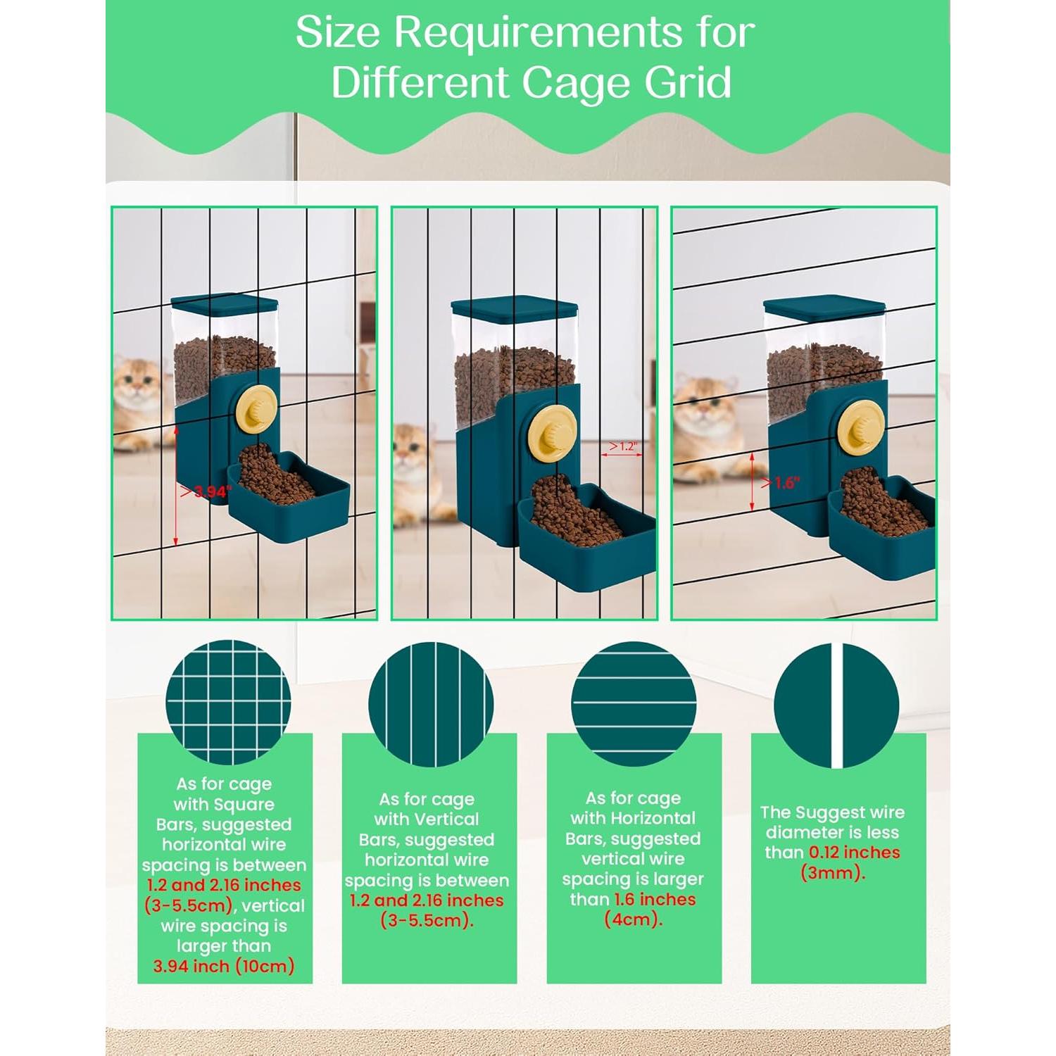 Dispensador Automático de Comida para Mascotas Hugyou 1400ml