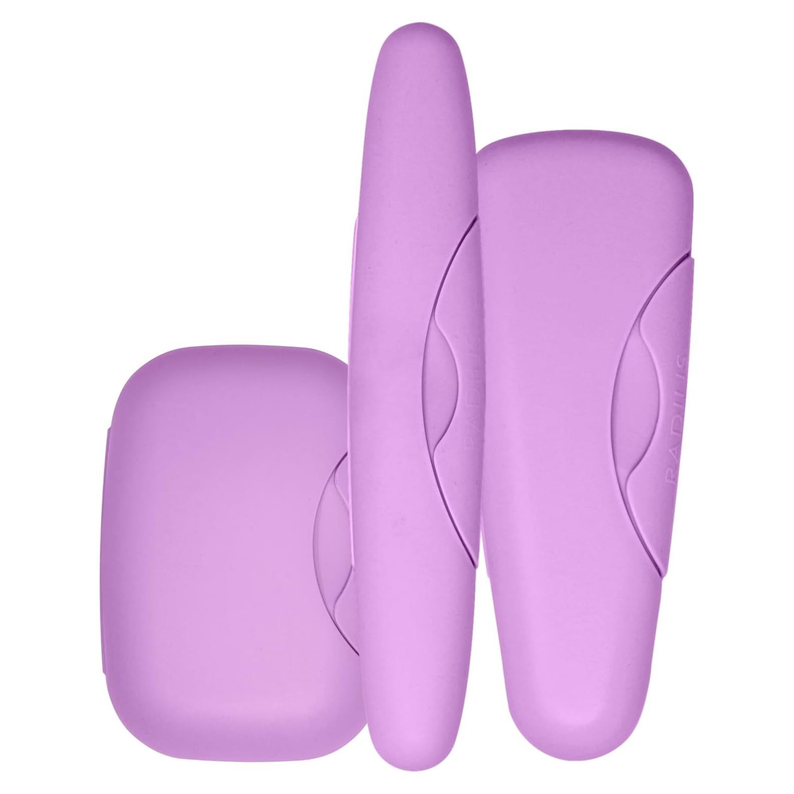 Estuche de Viaje RADIUS Lavanda - 3 Piezas: Cepillo, Jabón, Afeitar