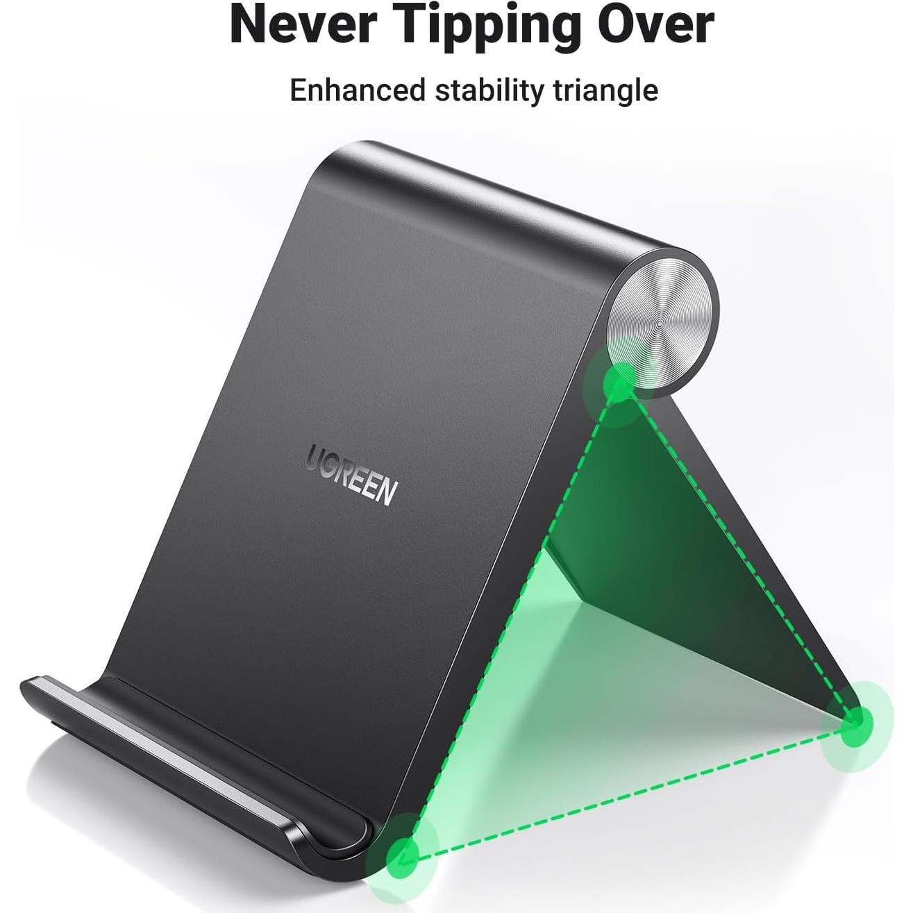 Soporte para Teléfono Móvil UGREEN Mini Plegable Negro