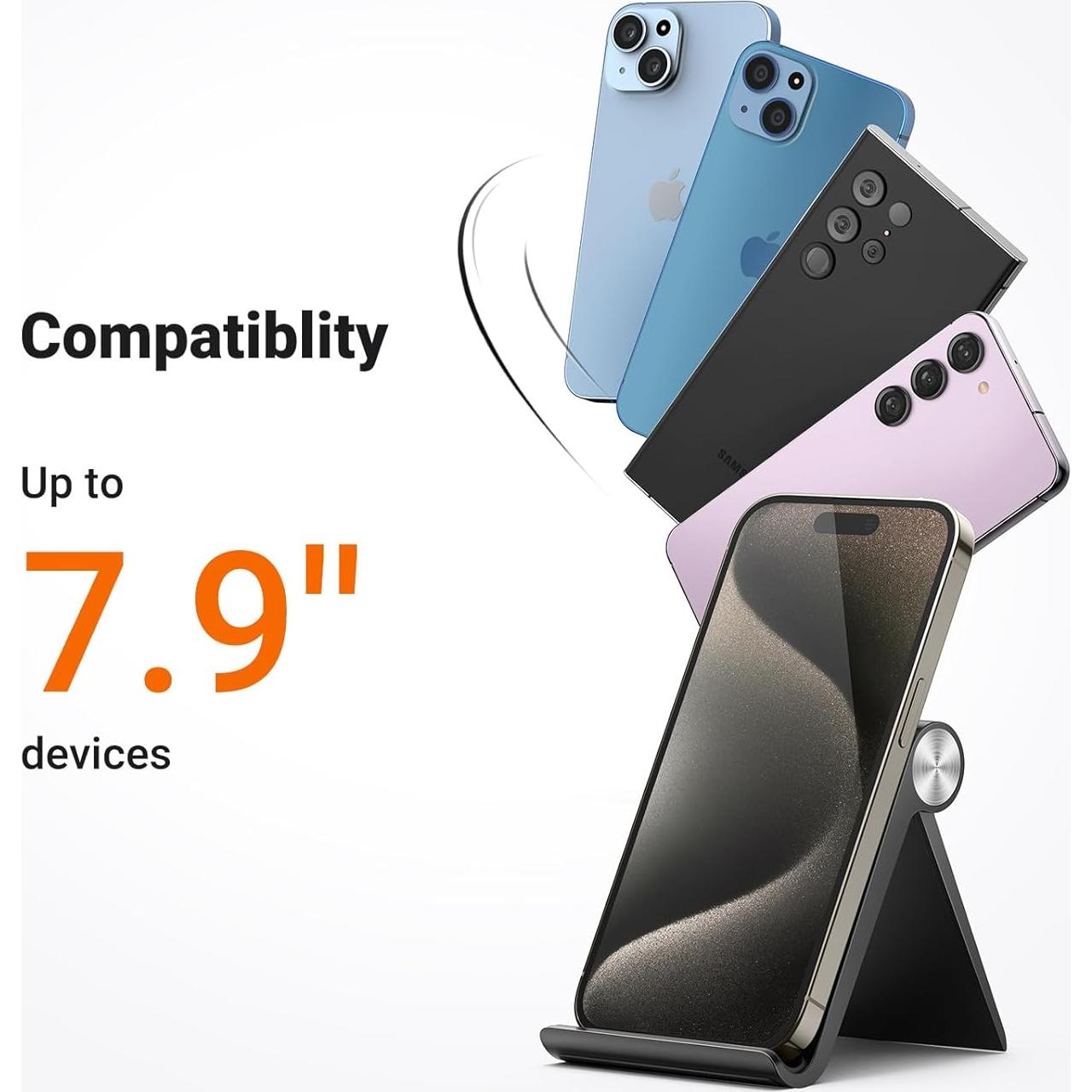 Soporte para Teléfono Móvil UGREEN Mini Plegable Negro