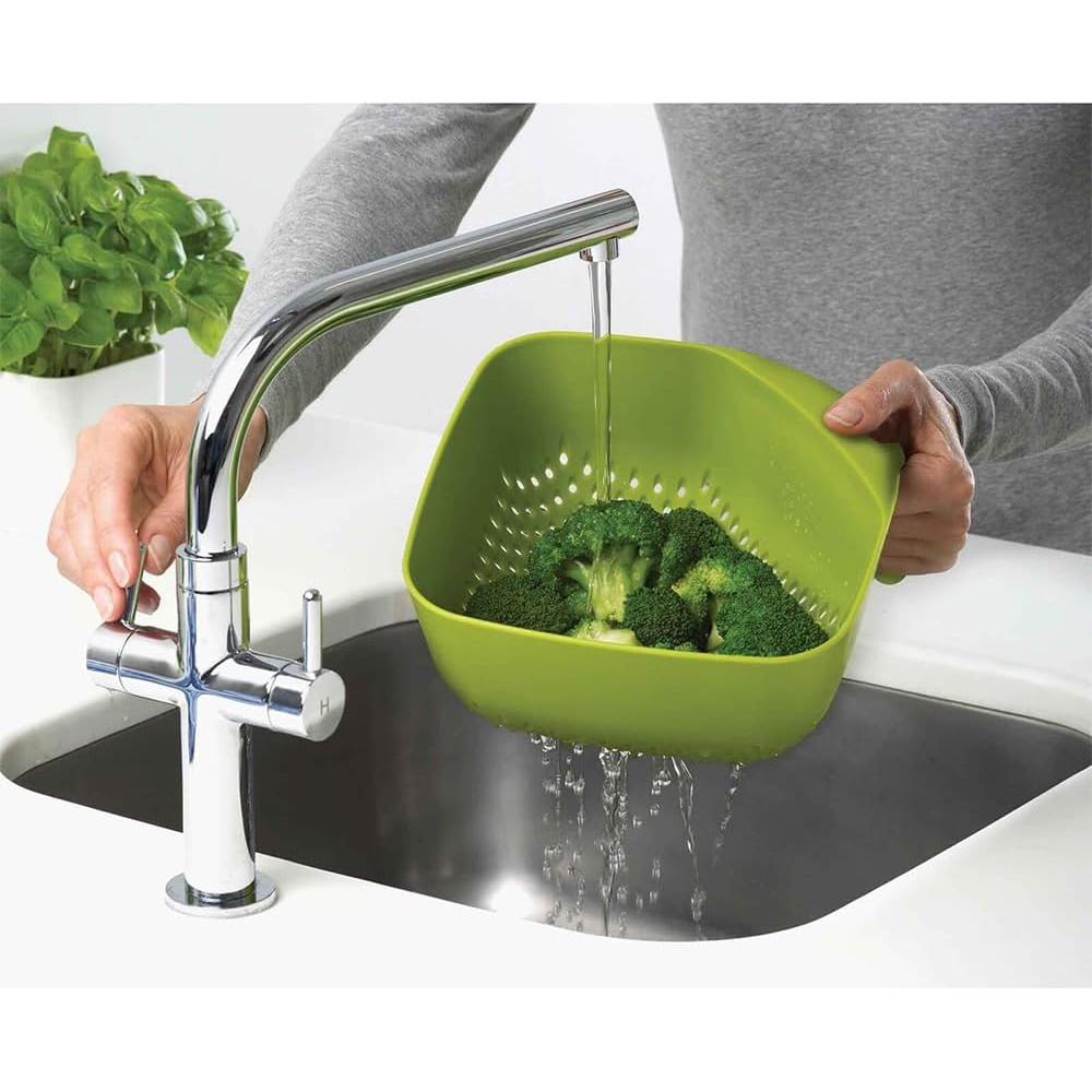 Joseph Joseph 40088 Square Colander, Medium, Green
