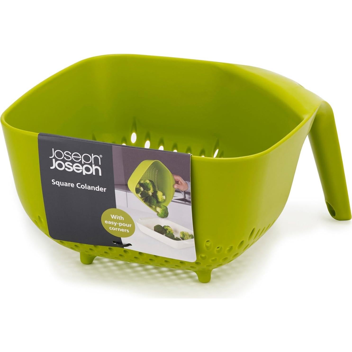 Joseph Joseph 40088 Square Colander, Medium, Green