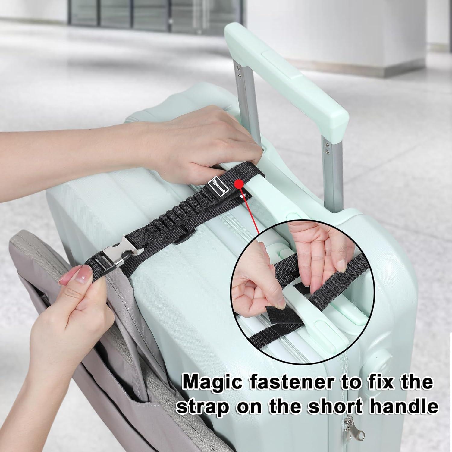 Correa de Equipaje Vigorport Pequeña Ajustable Negra