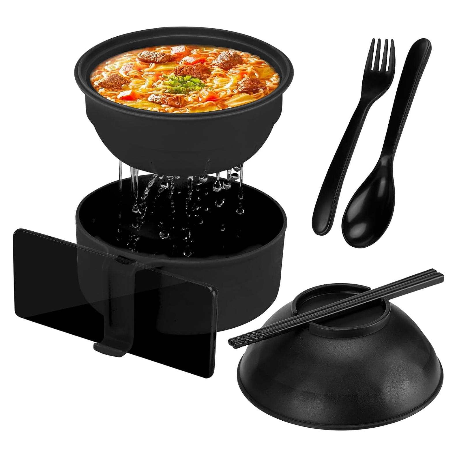 Juego de Tazones de Ramen ZENGABIA 33oz con Palillos y Cuchara