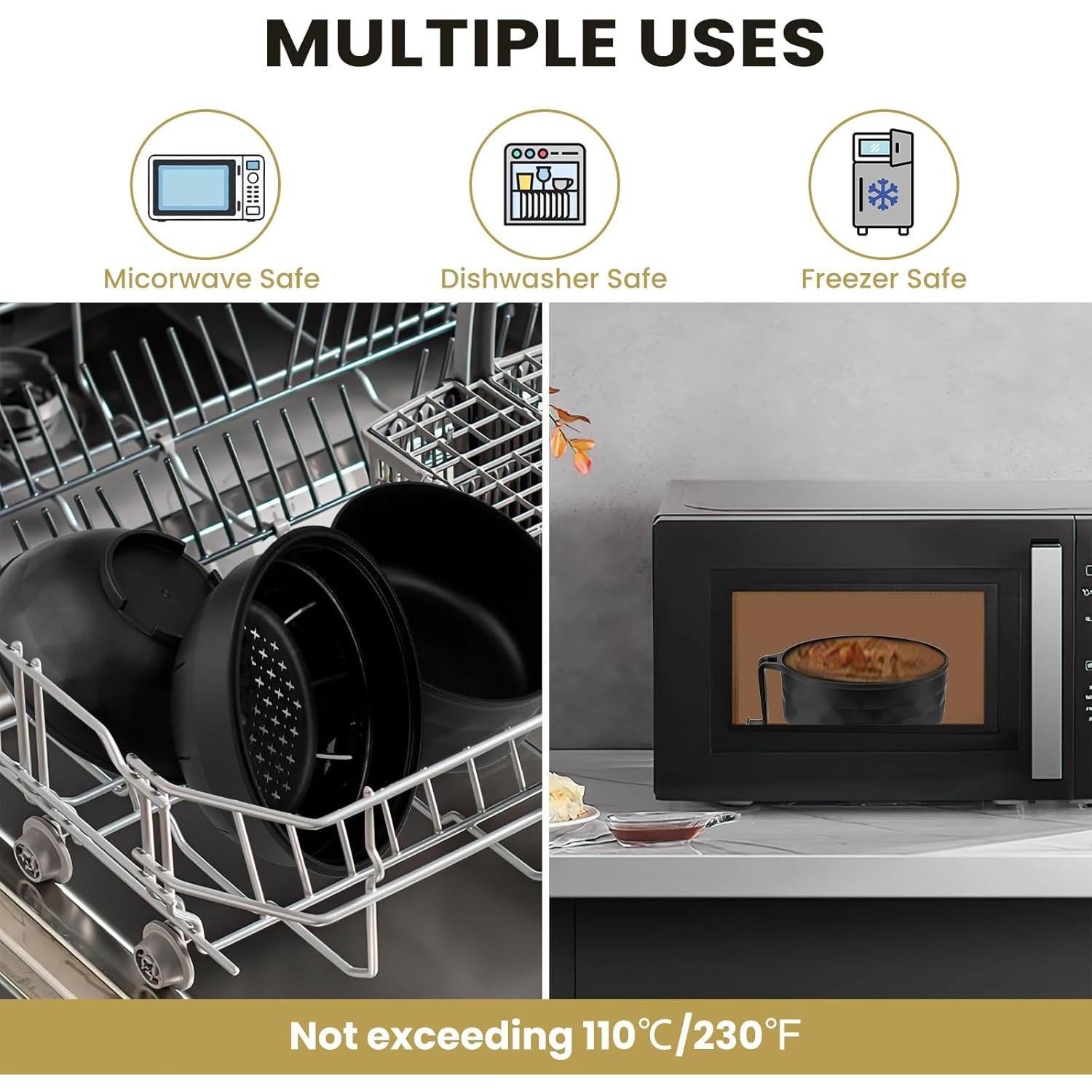 Juego de Tazones de Ramen ZENGABIA 33oz con Palillos y Cuchara