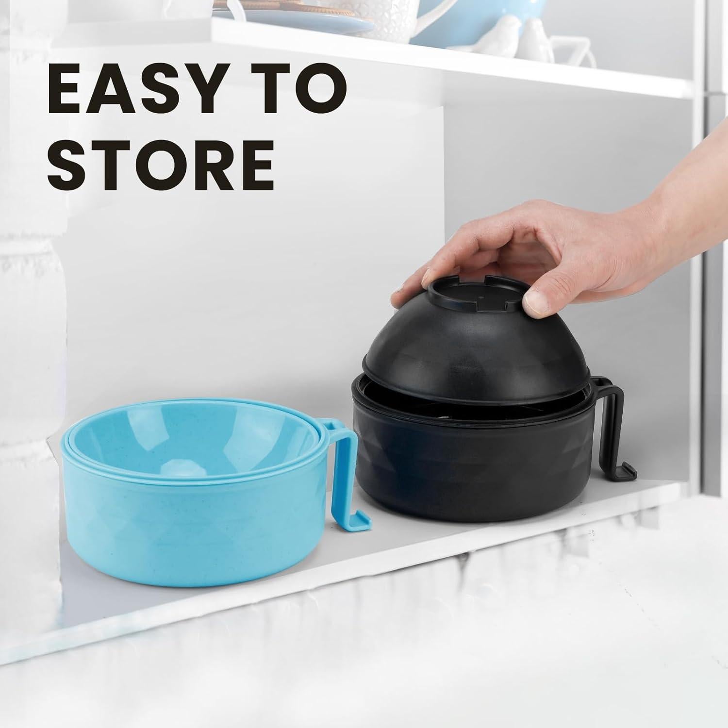 Juego de Tazones de Ramen ZENGABIA 33oz con Palillos y Cuchara