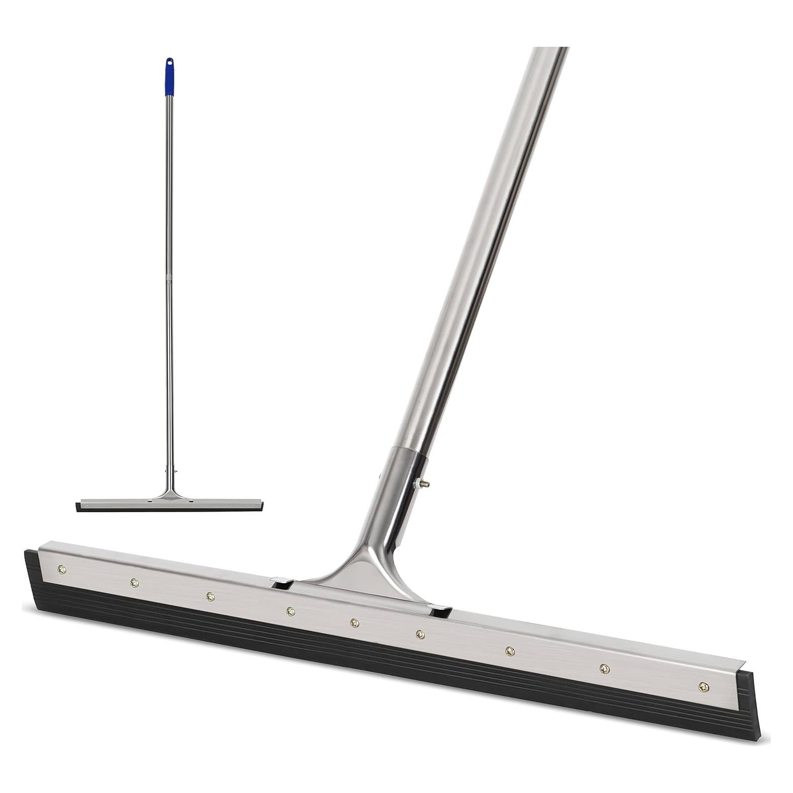 Escobilla de Piso MHM con Mango de Acero Inoxidable 140cm