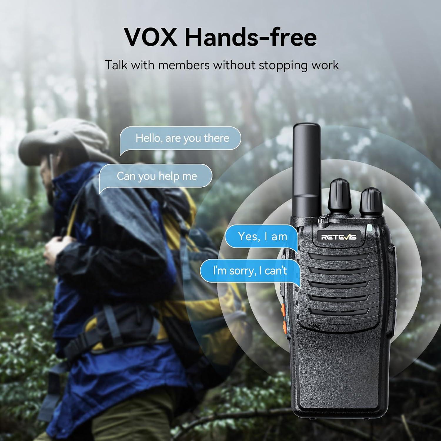 Walkie Talkies Retevis H-777 Recargables 3 Paquete