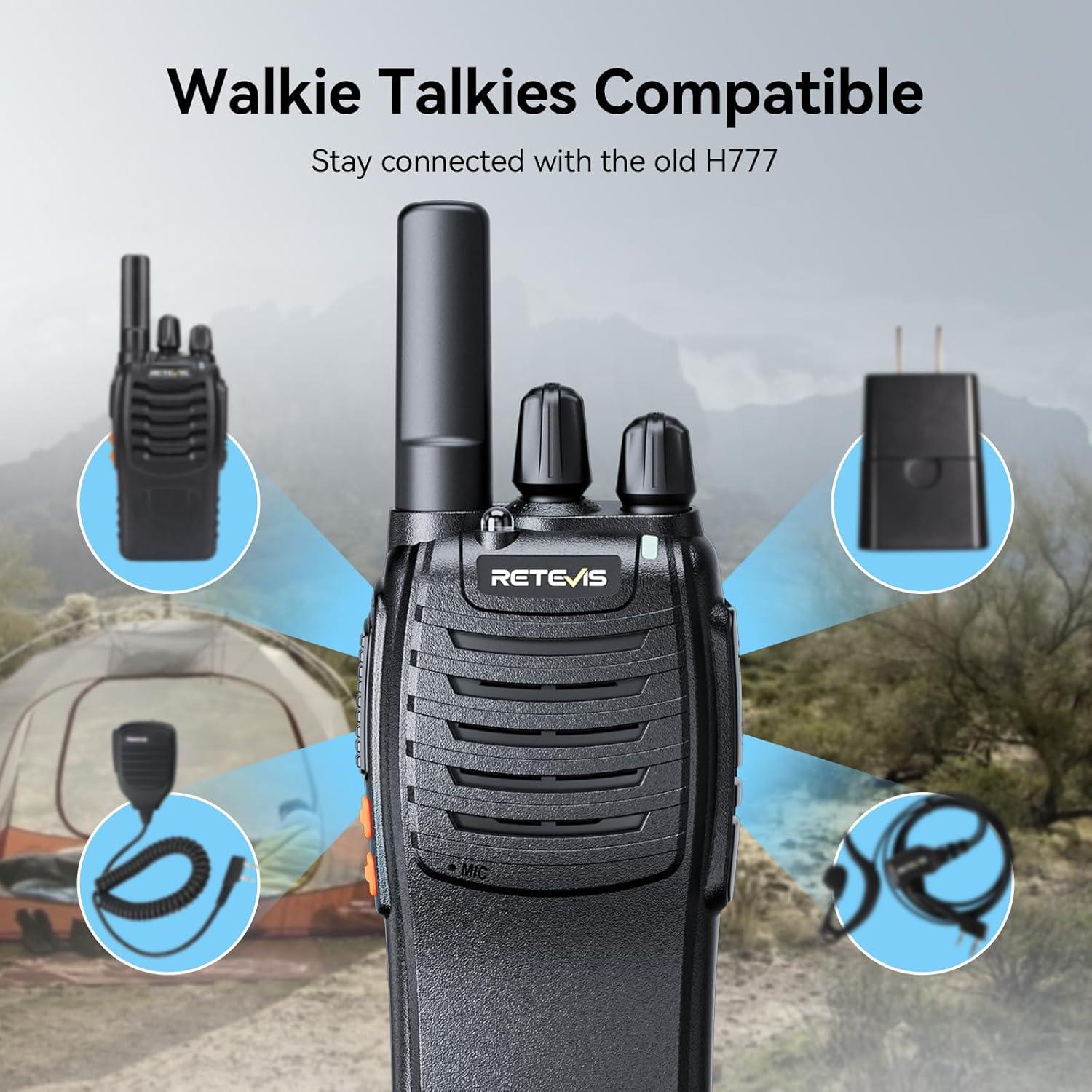 Walkie Talkies Retevis H-777 Recargables 3 Paquete