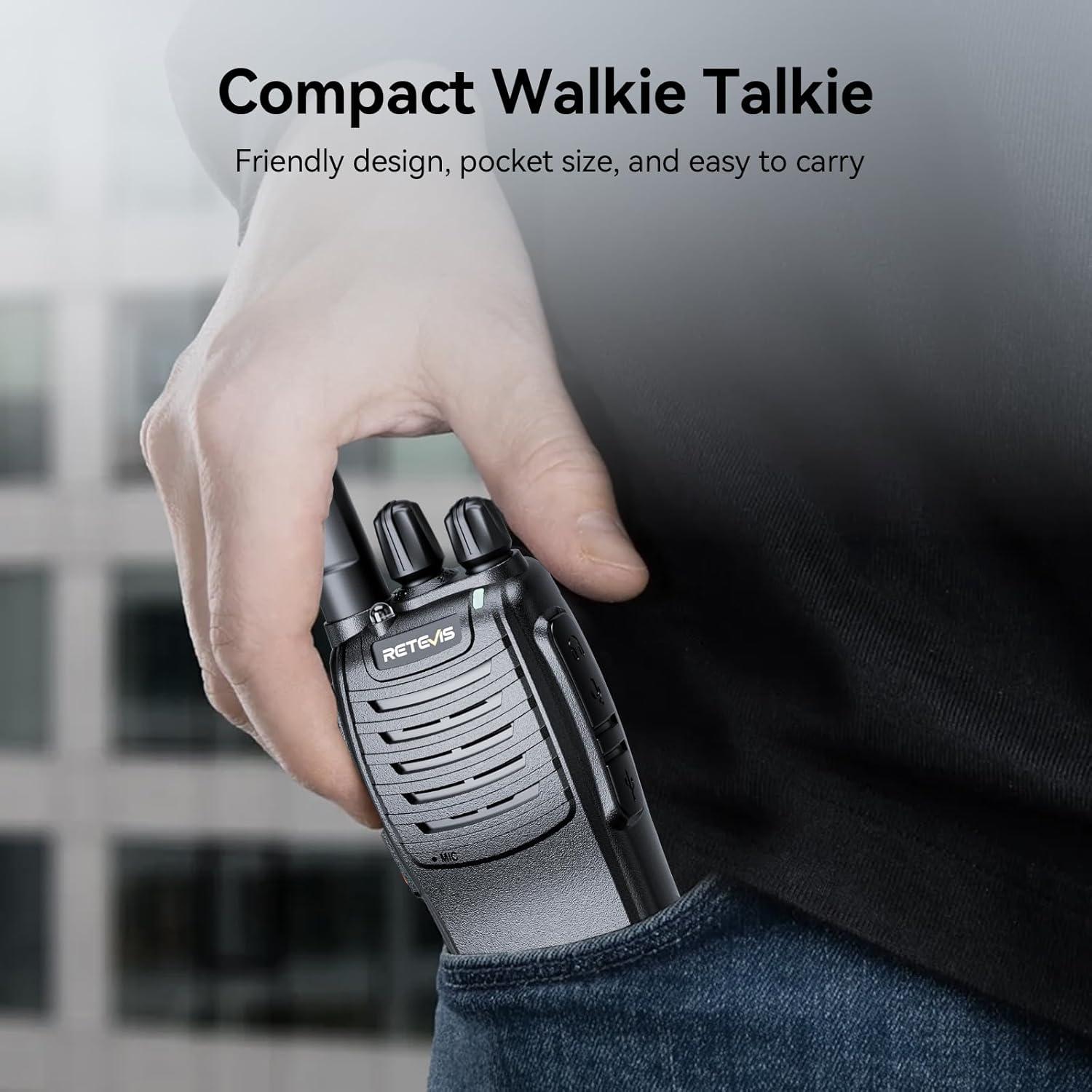 Walkie Talkies Retevis H-777 Recargables 3 Paquete