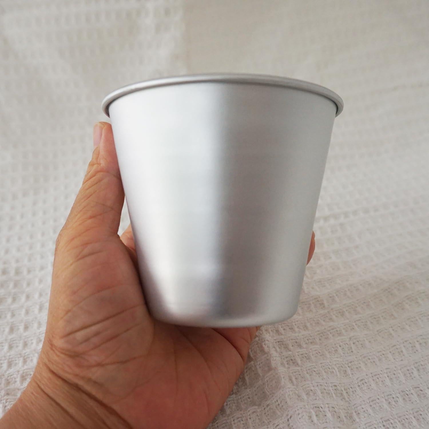 Juego de 6 moldes de aluminio Heluok para tartas y pudines