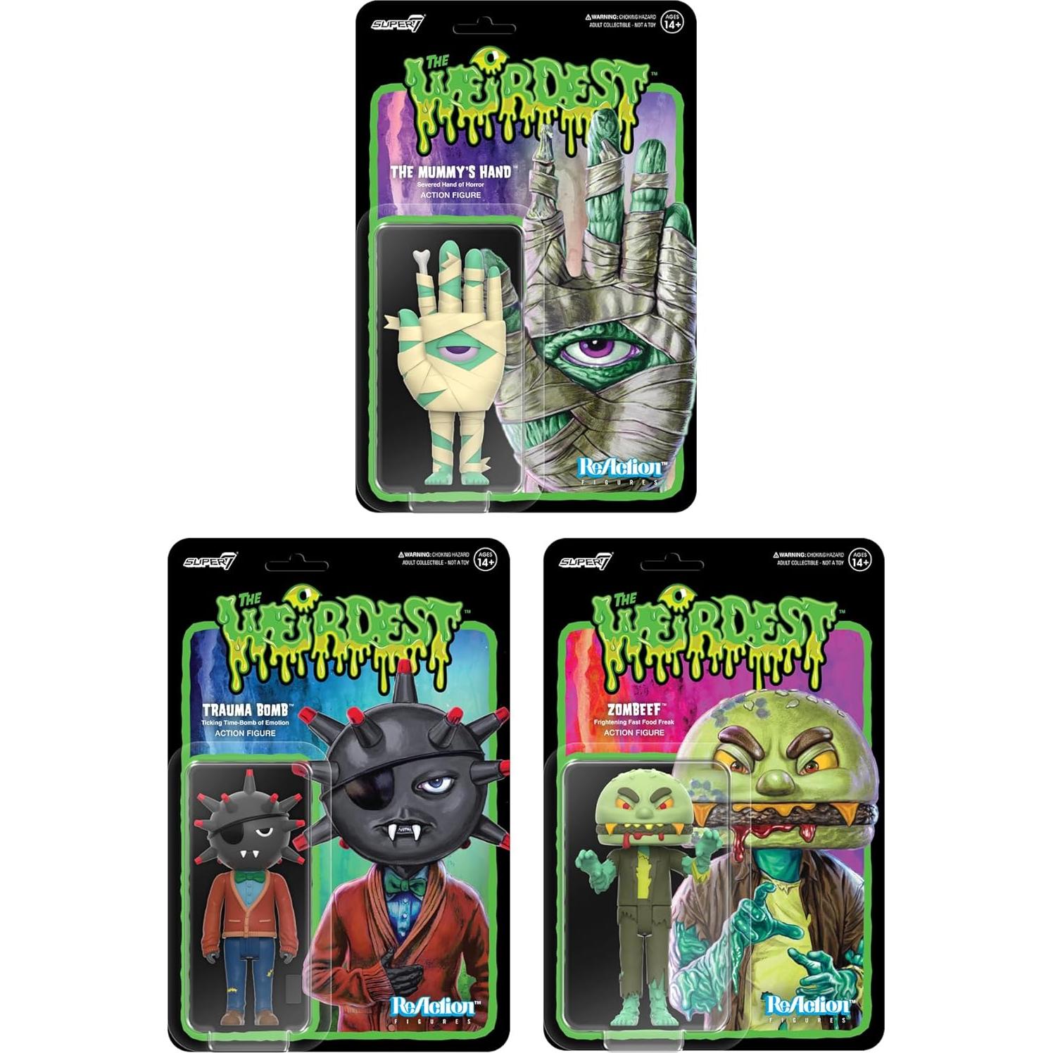 Figura de Acción Super7 La Mano de Momia 9.91 cm Amigos Putridos