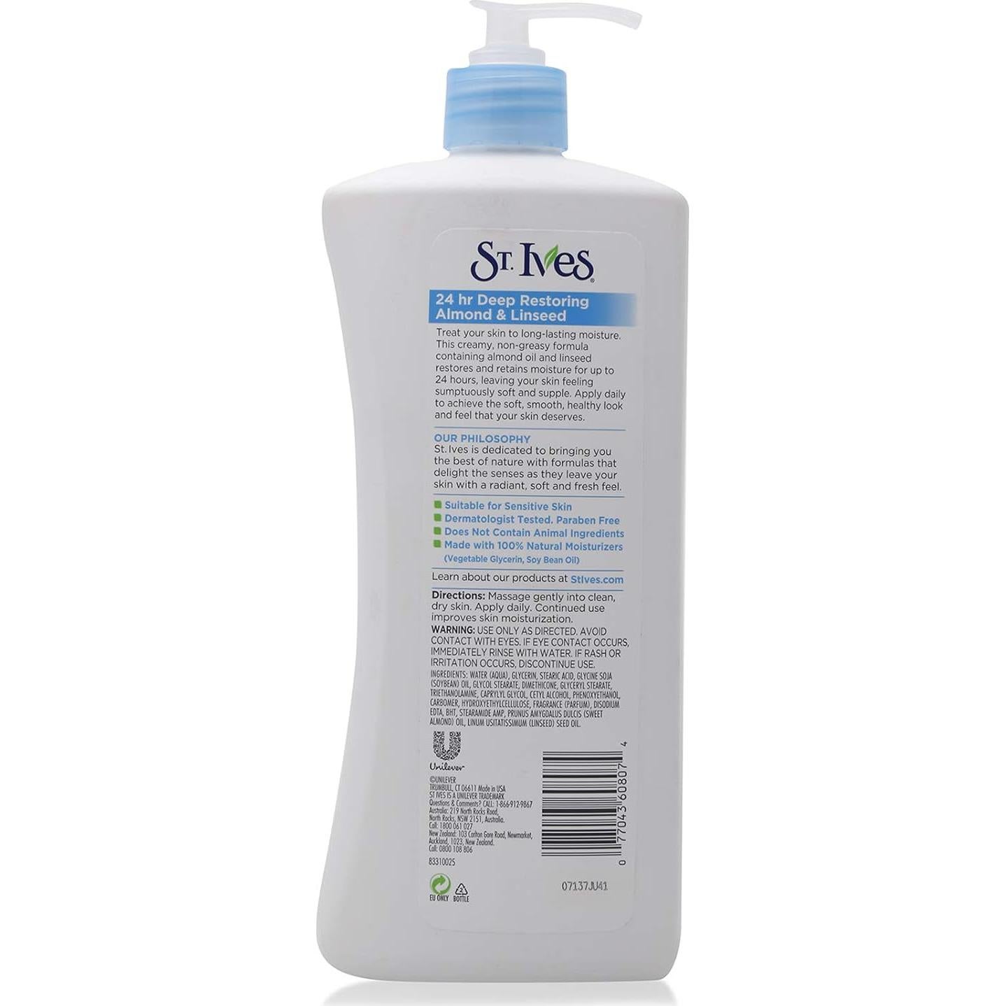 Loción Corporal Hidratante St. Ives Almendra 621 ml