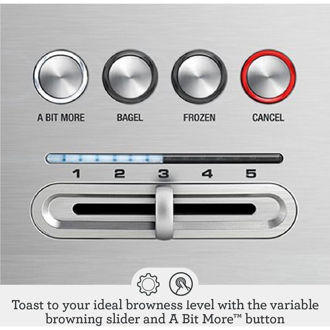 Tostadora Breville Bit More 2 Rebanadas Acero Inoxidable