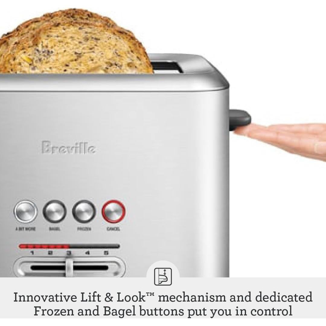Tostadora Breville Bit More 2 Rebanadas Acero Inoxidable