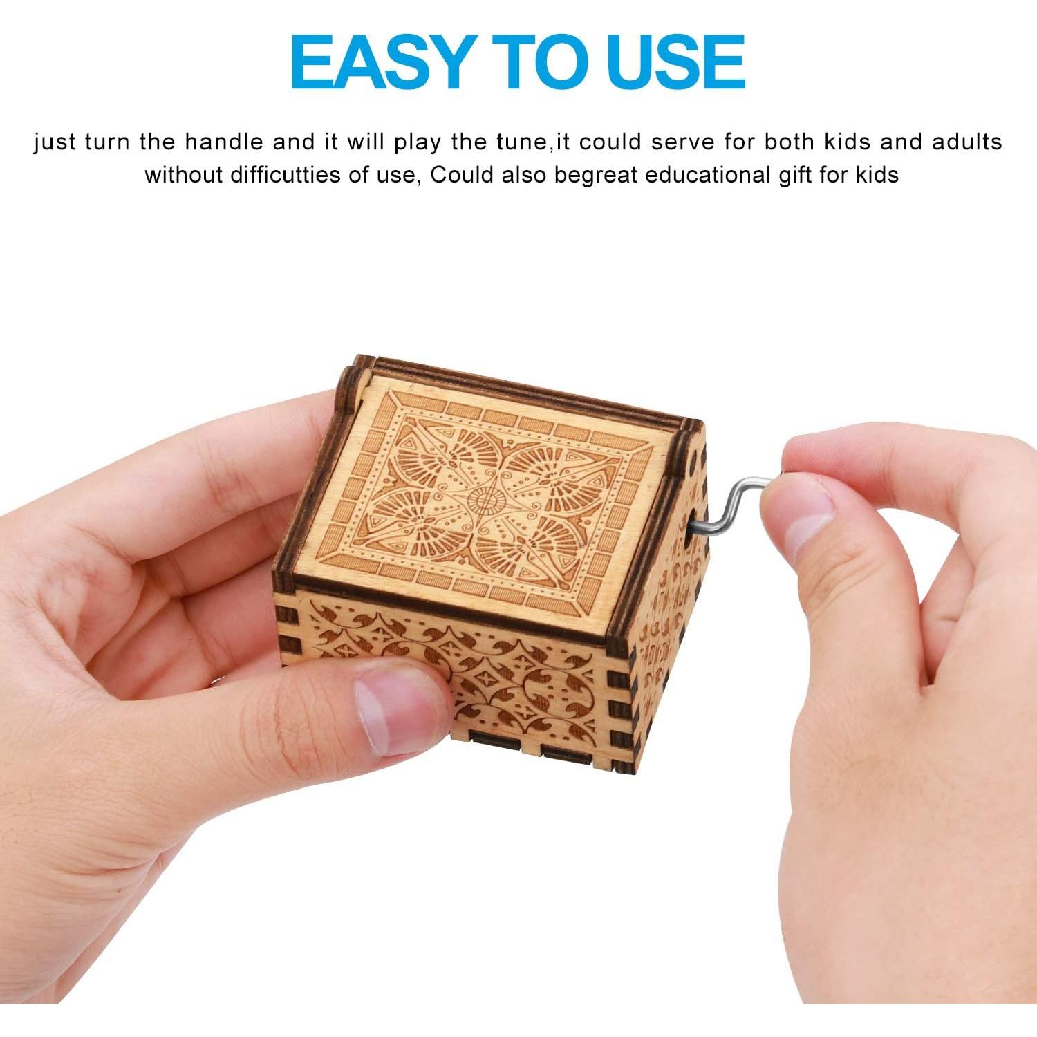 Caja de Música Los Simpsons Huntmic 18 Tonos Madera Manual