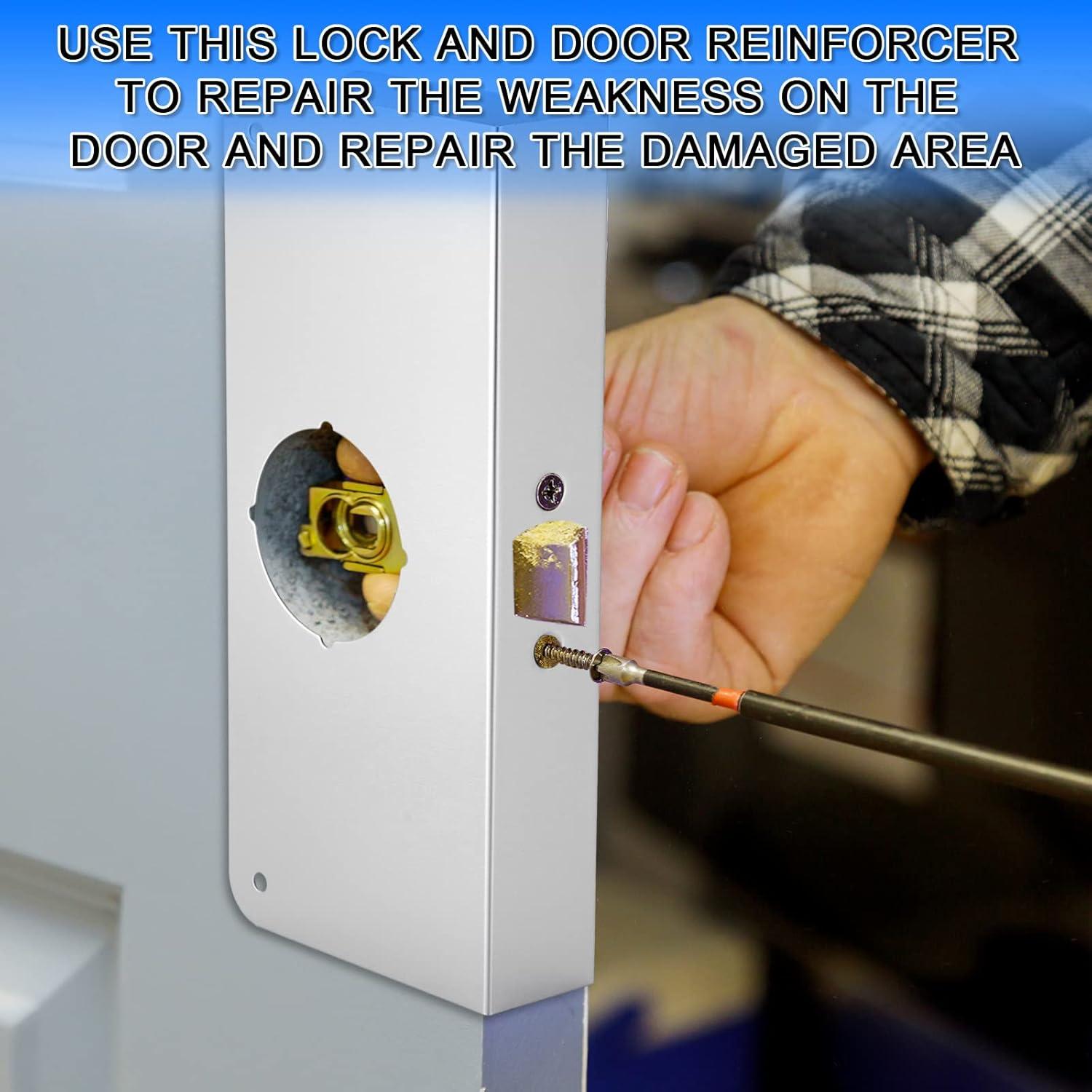 Placa de Refuerzo para Puerta Dunzy Acero Inoxidable 9"