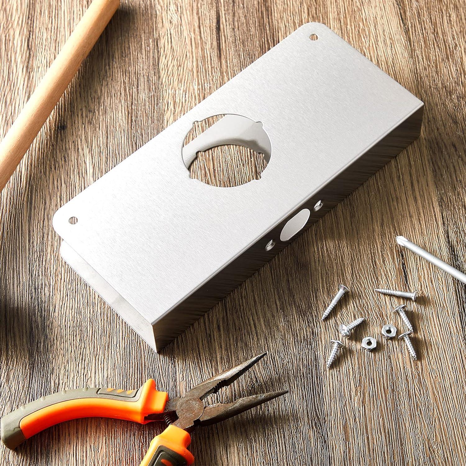 Placa de Refuerzo para Puerta Dunzy Acero Inoxidable 9"