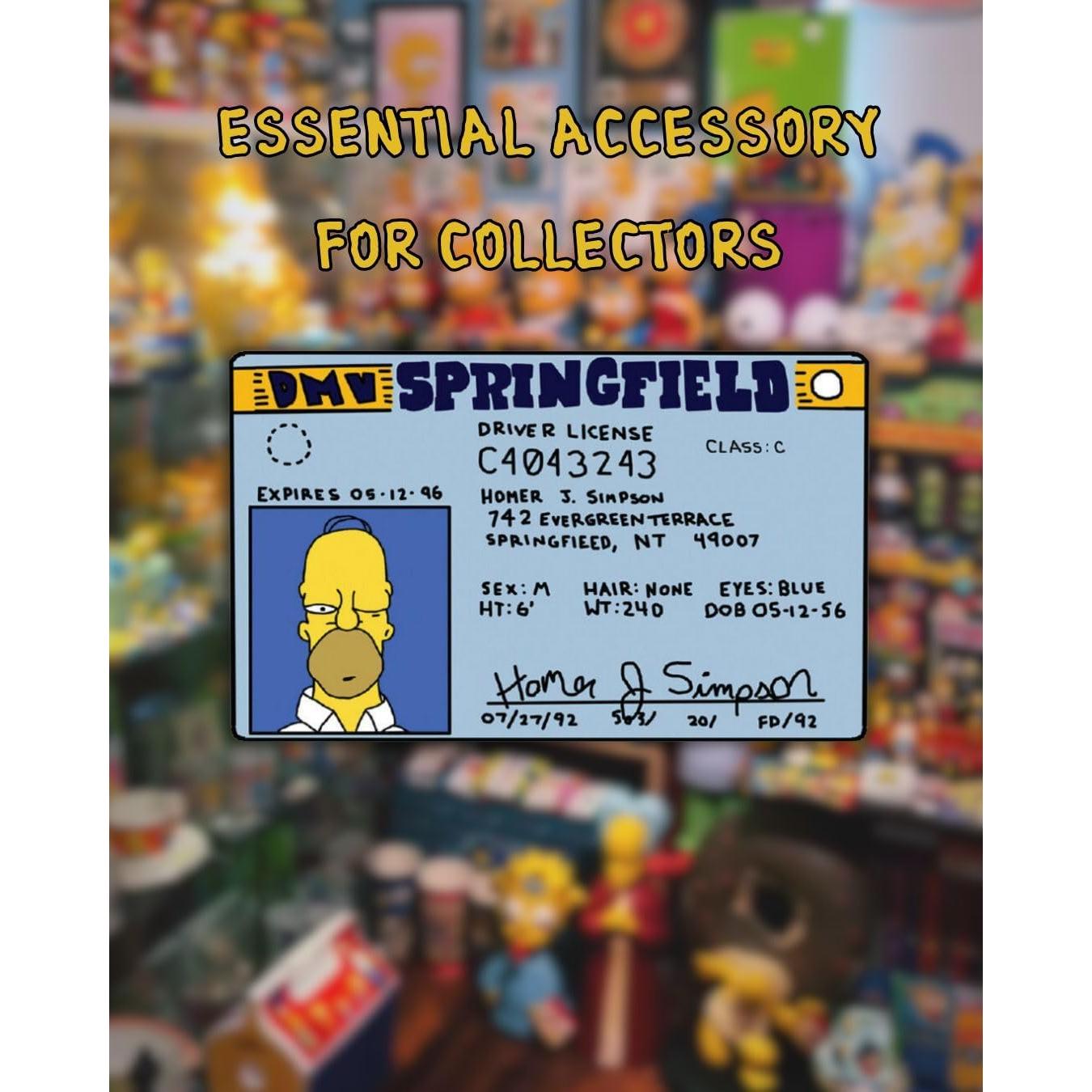 Licencia de Conducir Falsa Homer Simpson - Regalo Divertido
