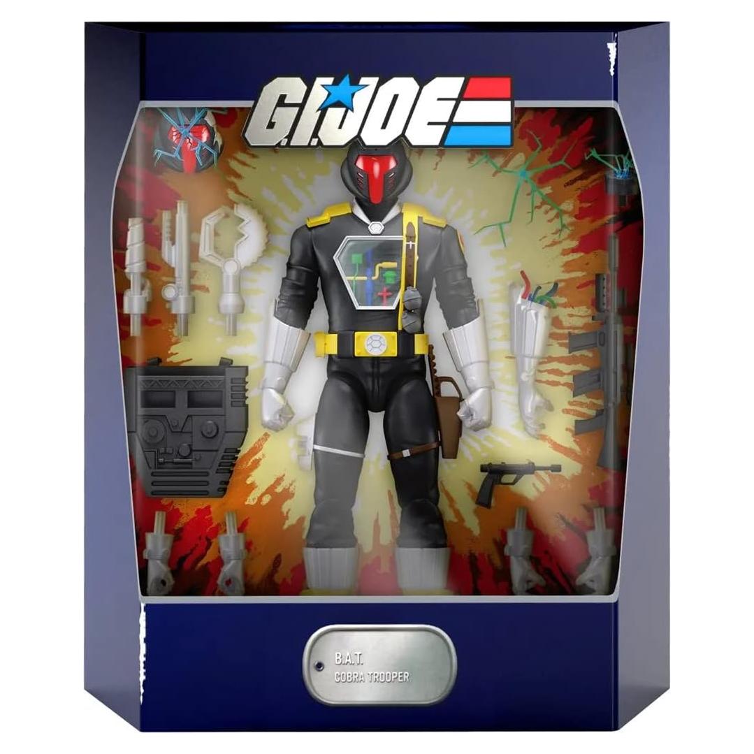 Figura de Acción Super7 G.I. Joe Cobra B.A.T. 17,78 cm
