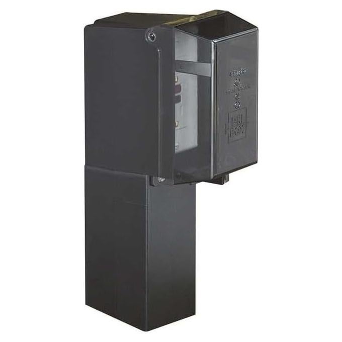 Poste de Soporte Bajo Perfil Arlington GPD19B-1 Negro 49.5 cm