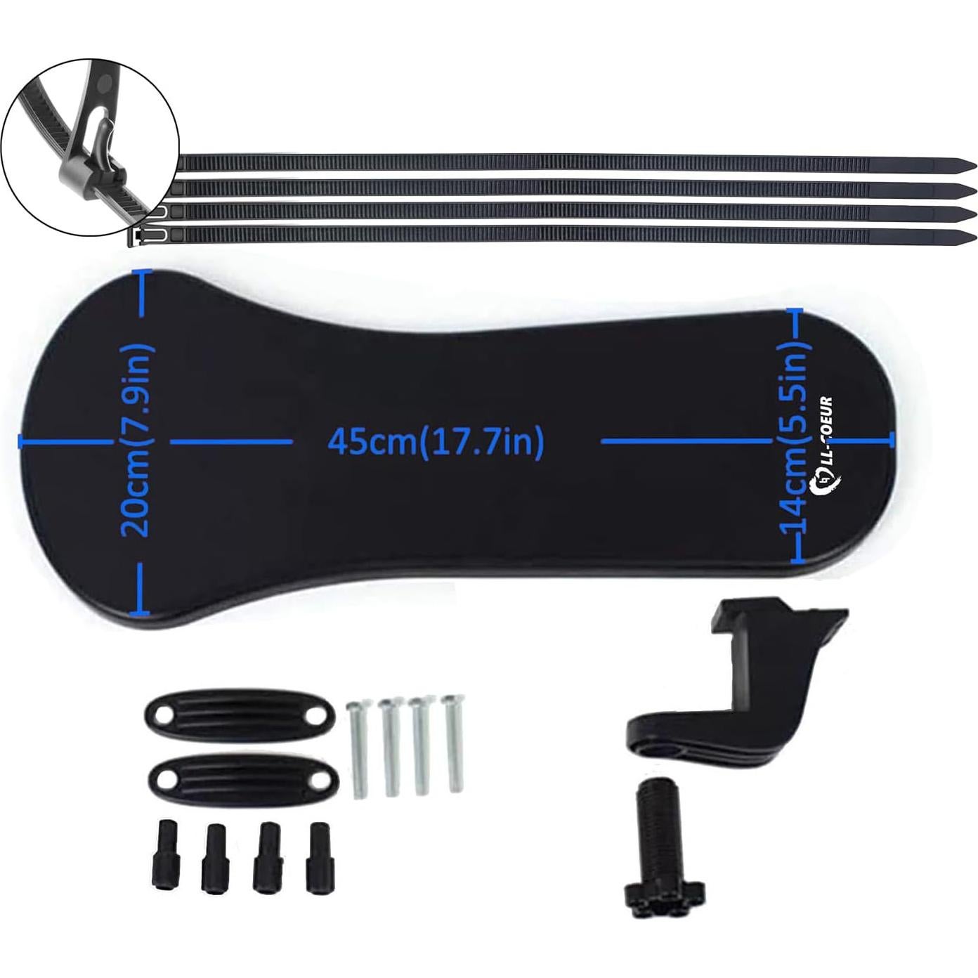 Soporte de brazo ergonómico LL-COEUR para reposabrazos de silla