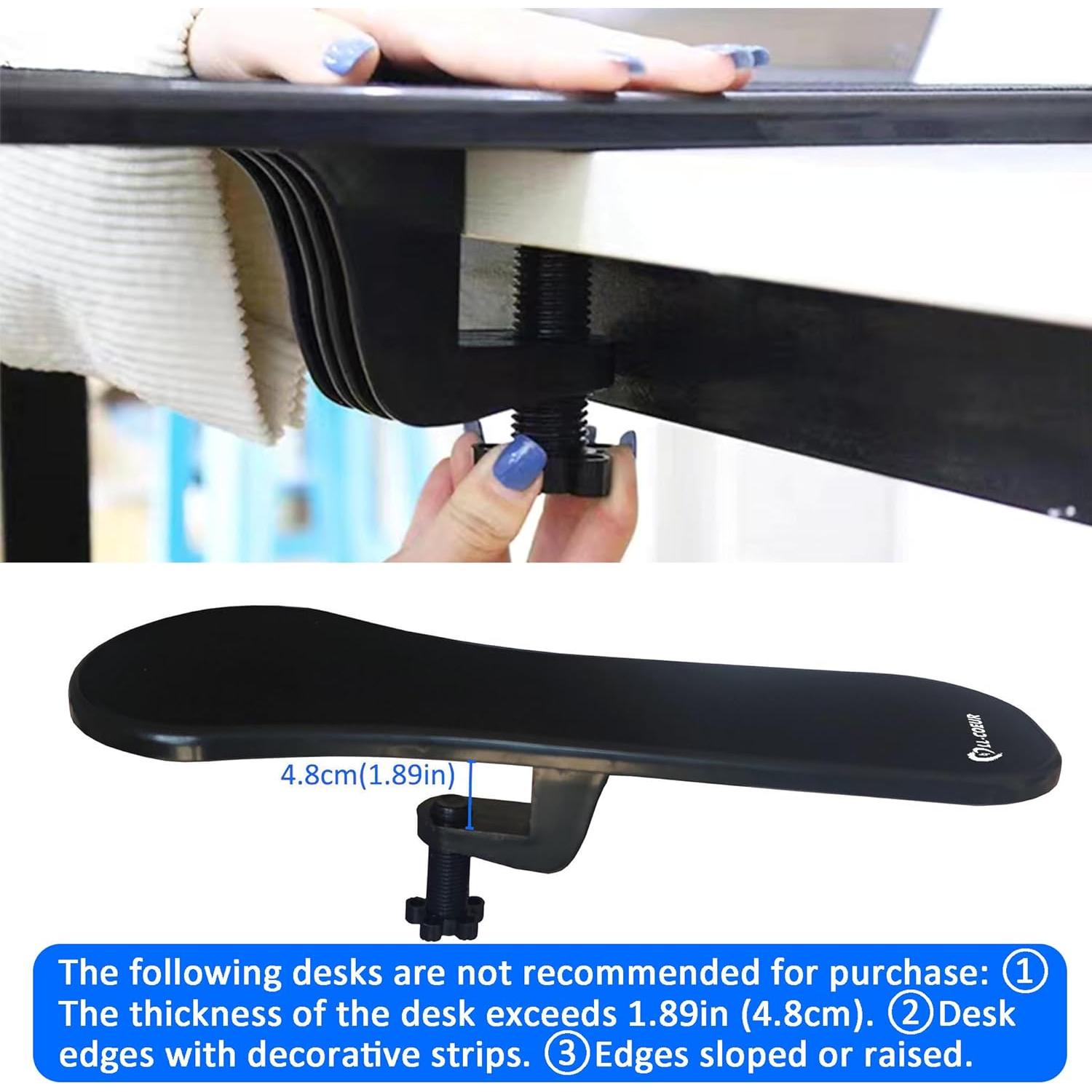 Soporte de brazo ergonómico LL-COEUR para reposabrazos de silla