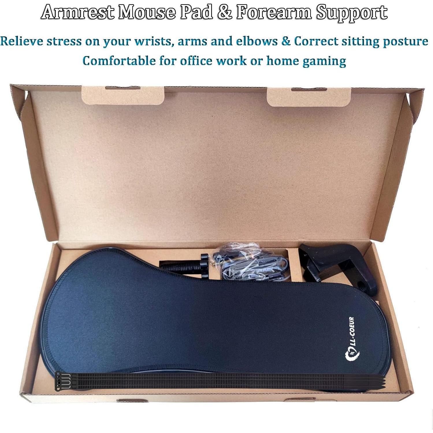 Soporte de brazo ergonómico LL-COEUR para reposabrazos de silla