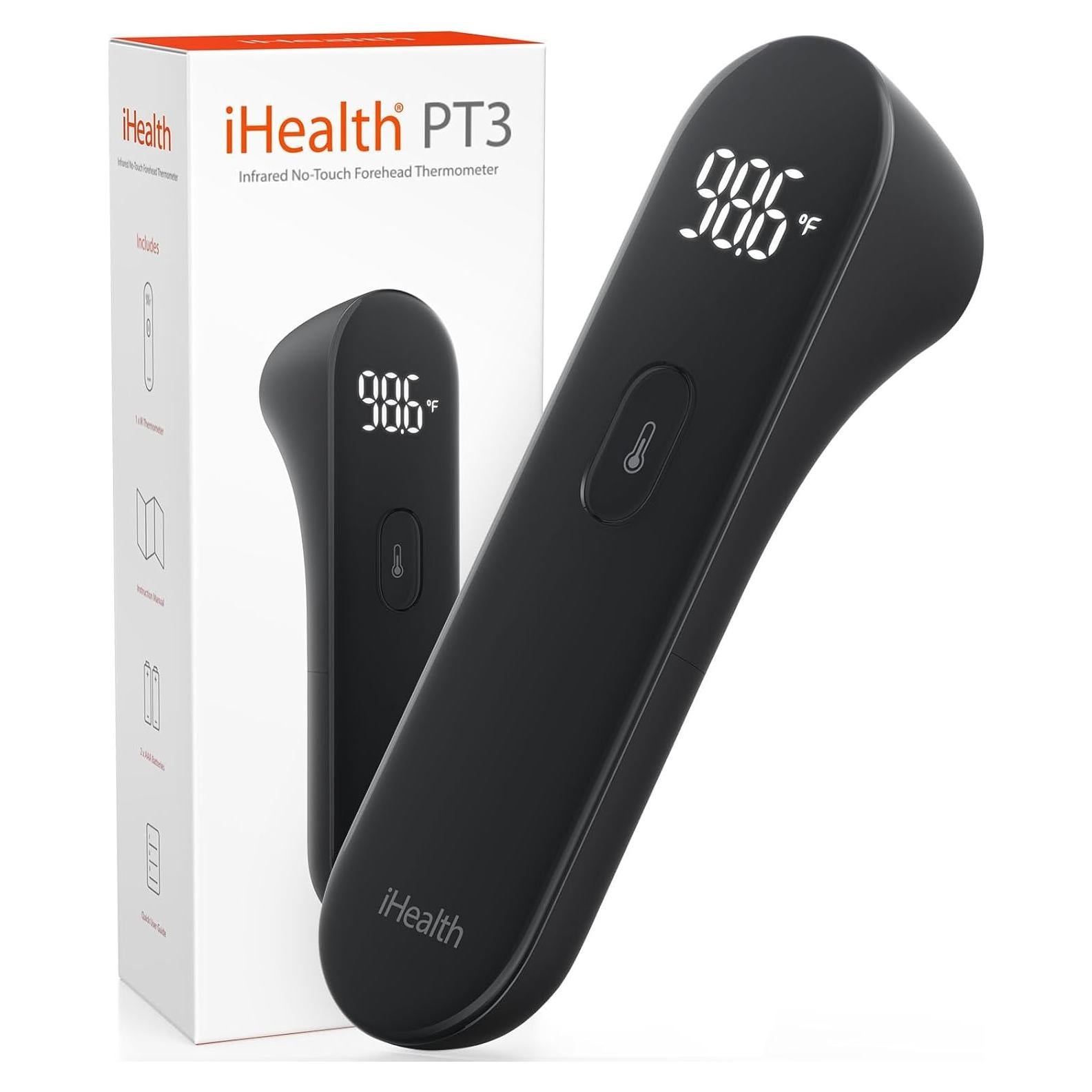 Termómetro Digital Sin Contacto iHealth PT3 para Adultos y Niños