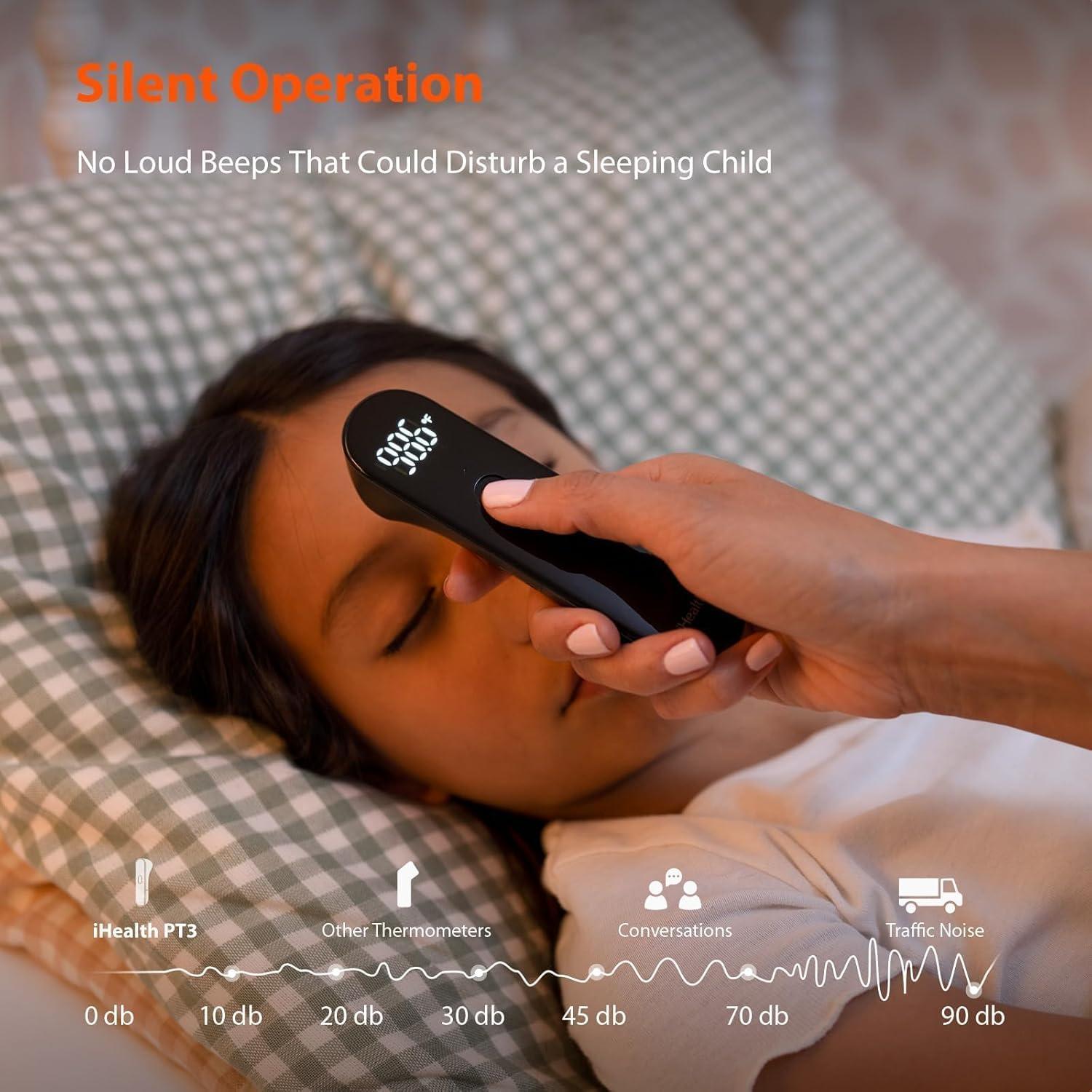 Termómetro Digital Sin Contacto iHealth PT3 para Adultos y Niños