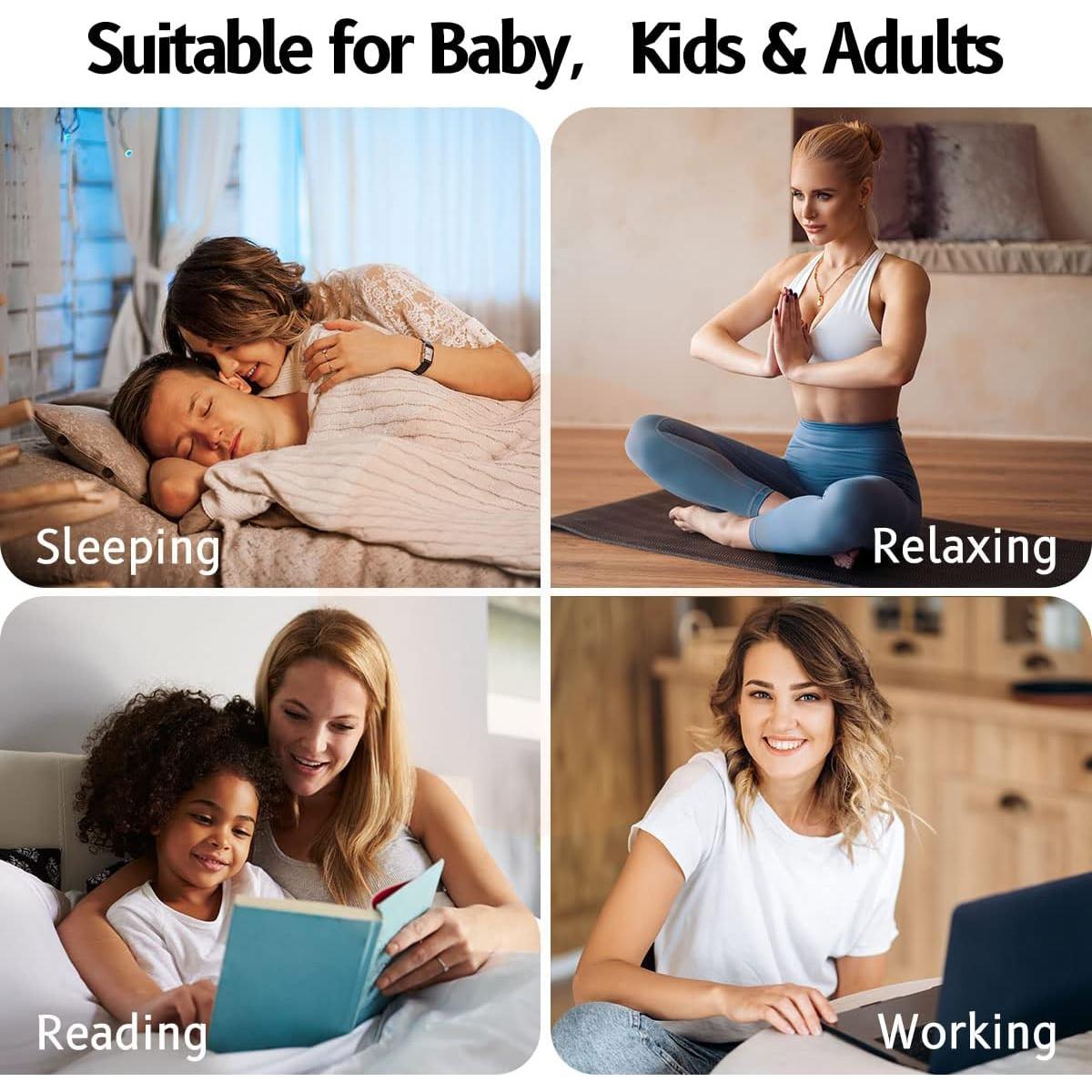 Wake Up Light Sunrise Alarm Clock with Sunrise Sunset Simulation 23 Nature Sleep Sounds 13 Colors Night Light Dual Alarms Snooze Function Sleep Aid for Heavy Sleepers Kids Adults (Black)