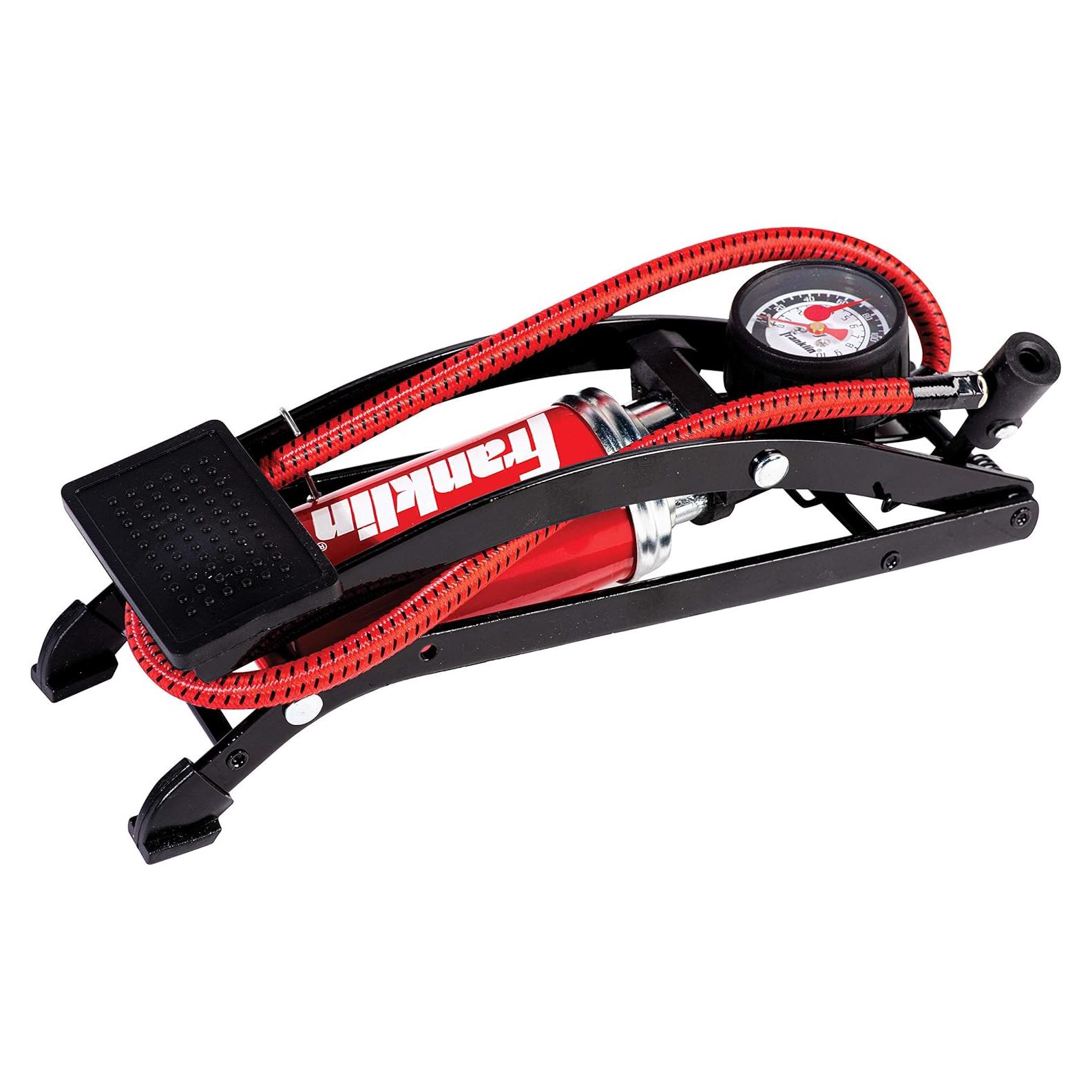 Bomba de Pie Alta Presión Franklin Sports 100 PSI Compacta