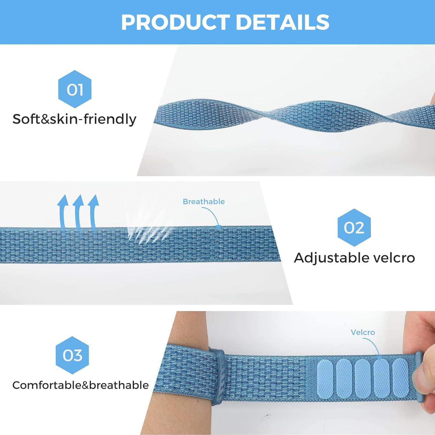 Pulsera de Nylon para AirTag Typecase - 2 Unidades, Ajustable