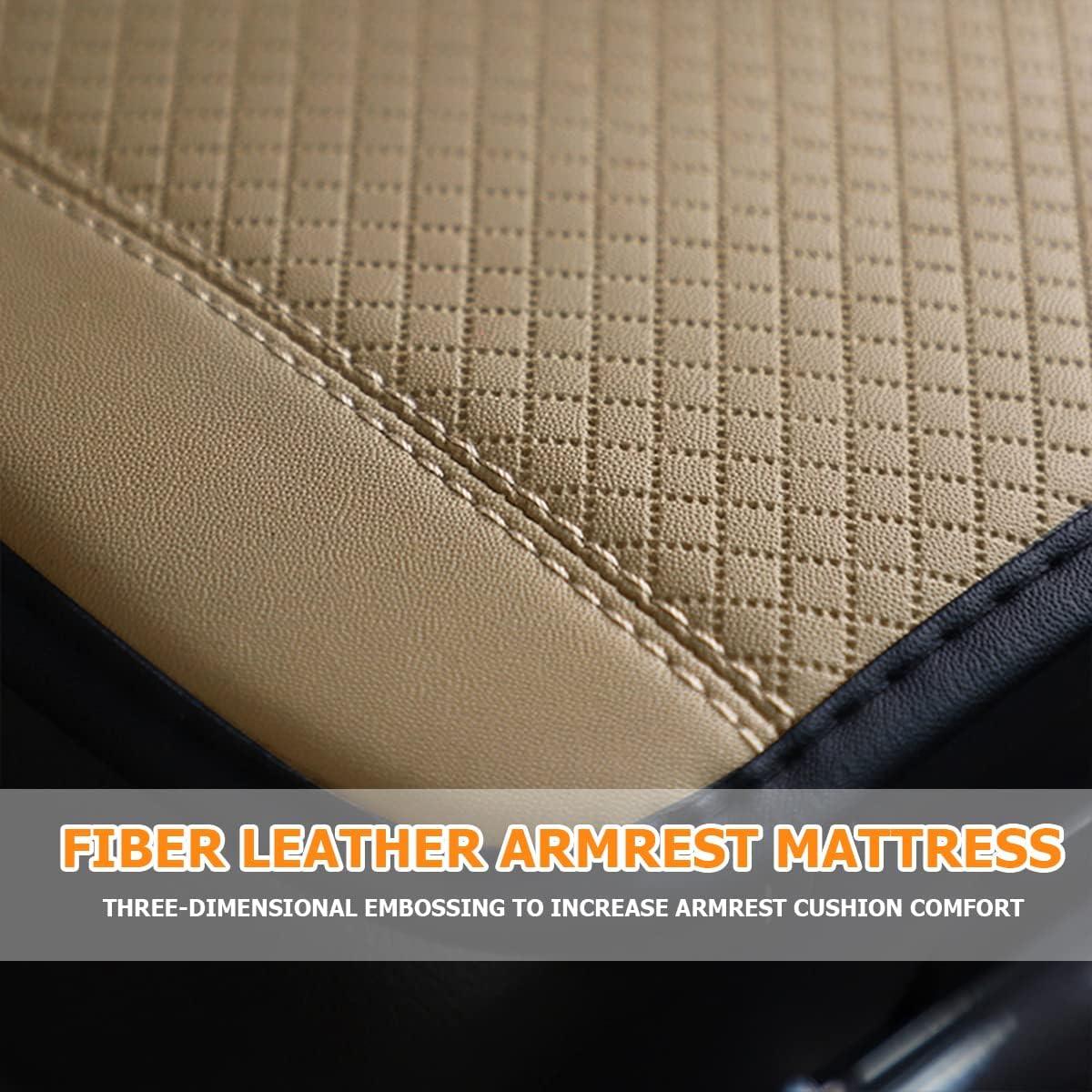 Alfombrilla de Almacenamiento para Apoyabrazos 8sanlione Beige