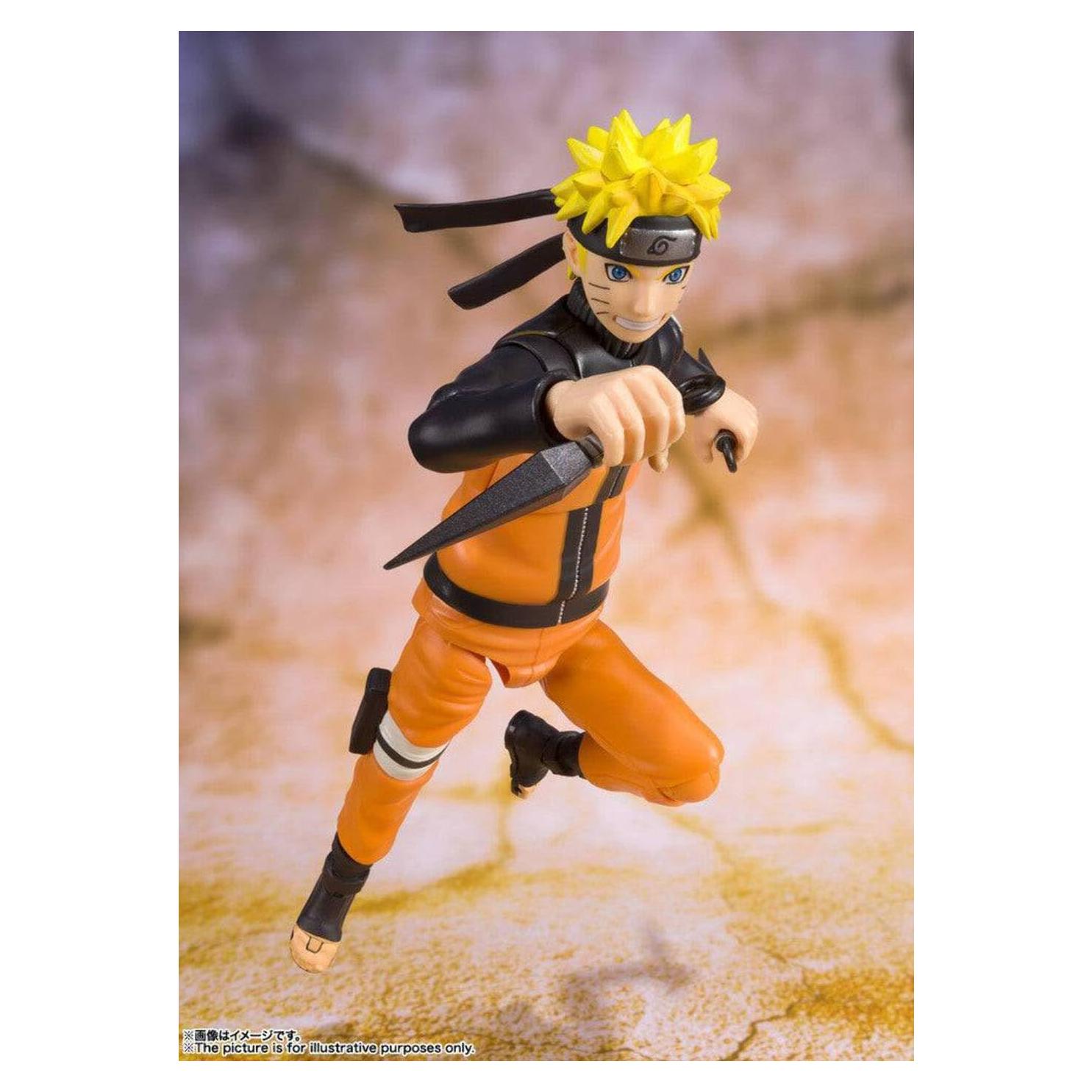 Figura de Acción S.H.Figuarts Naruto Uzumaki 15 cm Bandai