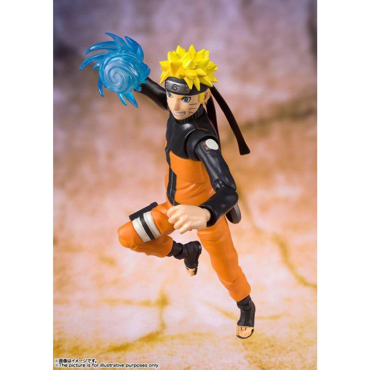 Figura de Acción S.H.Figuarts Naruto Uzumaki 15 cm Bandai