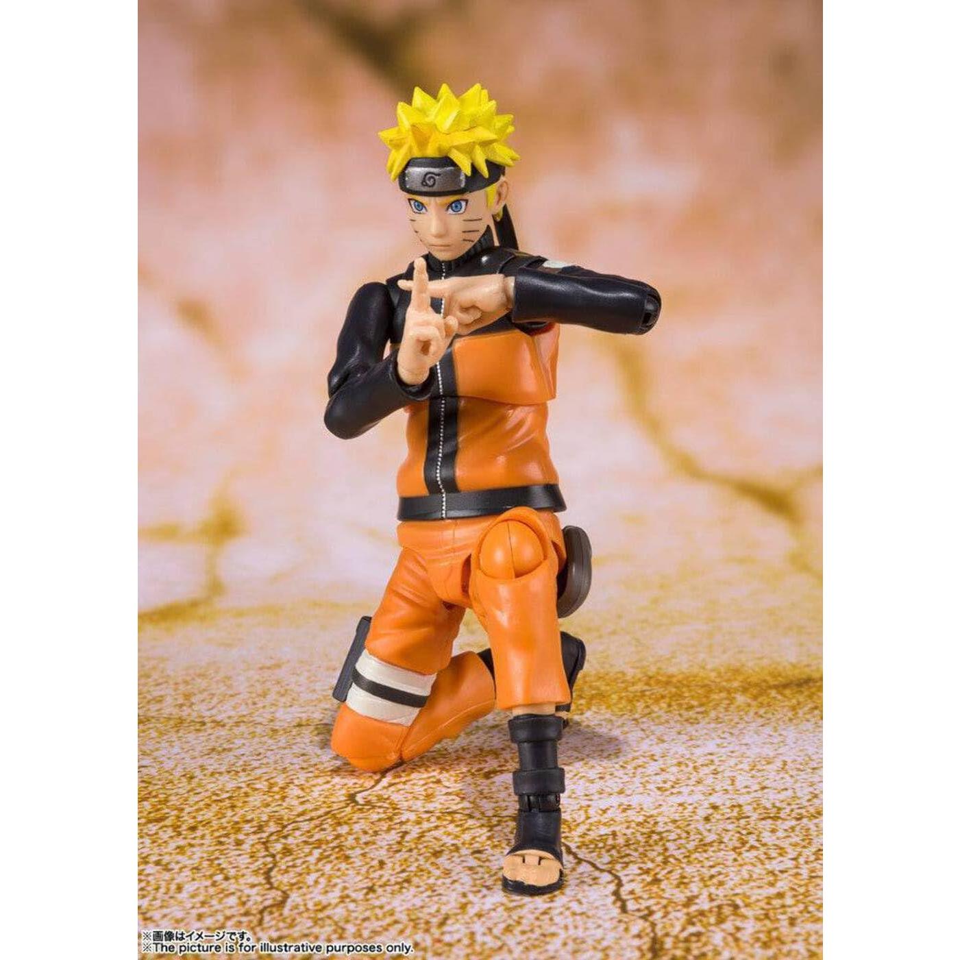 Figura de Acción S.H.Figuarts Naruto Uzumaki 15 cm Bandai